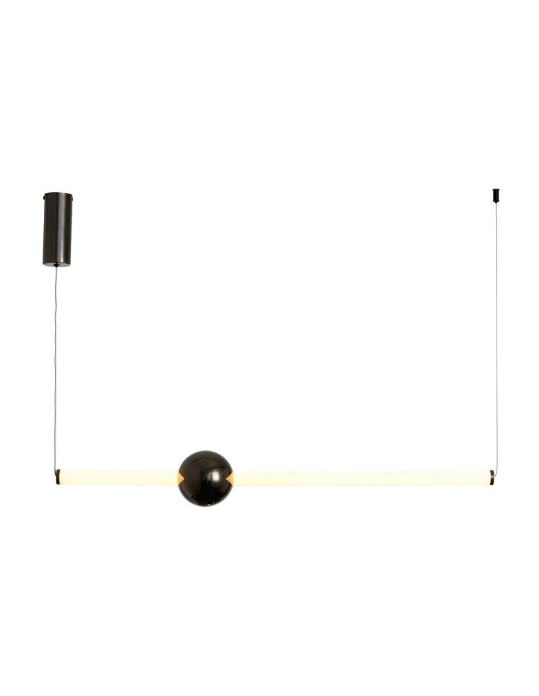Step Into Design Lampa wisząca O-LINE LED 93 cm czarna ST-1688L-BK Step Into Design Lampa wisząca O-LINE LED 93 cm czarna ST-1688L-BK