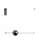 Lampy wiszące nad wyspę -  Step Into Design Lampa wisząca O-LINE LED 63 cm czarna ST-1688S-BK - product 1