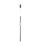 Lampy wiszące designerskie -  Step Into Design Lampa wisząca O-LINE LED 93 cm czarna ST-1689L BK - product 1