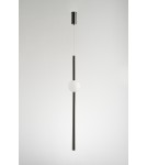 Lampy wiszące designerskie -  Step Into Design Lampa wisząca O-LINE LED 93 cm czarna ST-1689L BK - product 2