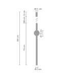 Lampy wiszące designerskie -  Step Into Design Lampa wisząca O-LINE LED 93 cm czarna ST-1689L BK - product 8