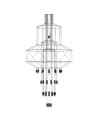  Step Into Design Lampa wisząca LINEA-43 XL czarna 150 cm XT100-43P-XL