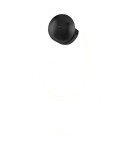 Kinkiety designerskie -  Step Into Design Lampa ścienna FANTASIA czarna 30 cm ST-9282W1 BK - product 5