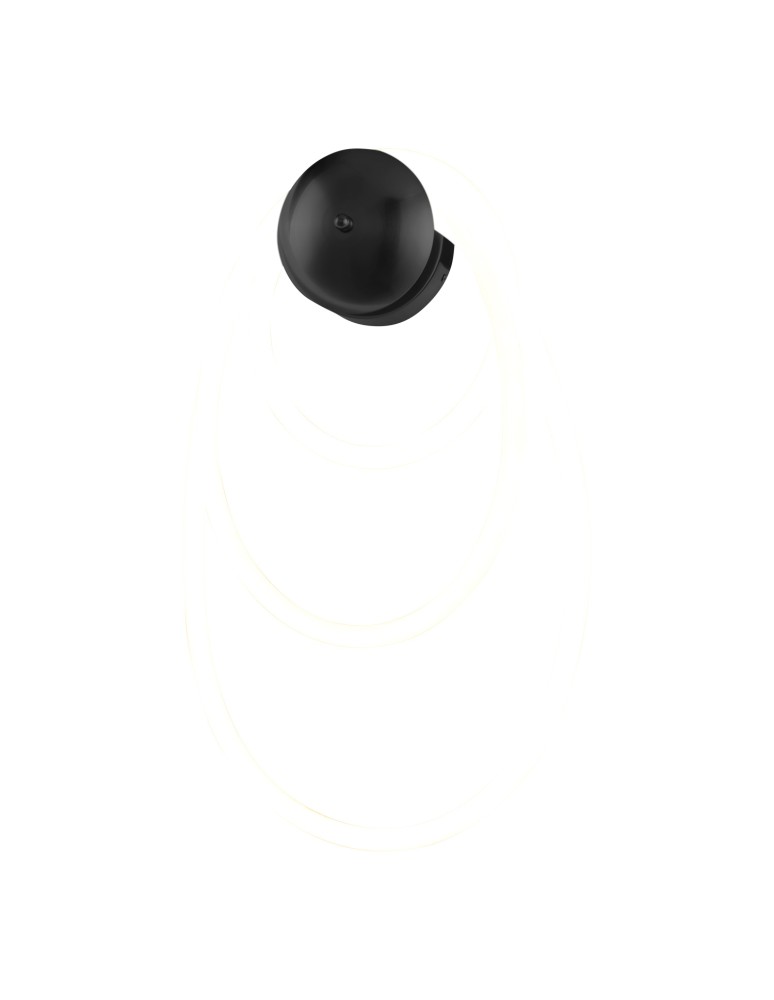 Step Into Design Lampa ścienna FANTASIA czarna 30 cm ST-9282W1 BK