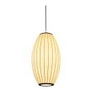 Lampy wiszące pojedyncze -  Step Into Design Lampa wisząca SILK BARREL biała 50 cm ST-2335-20 - product 4