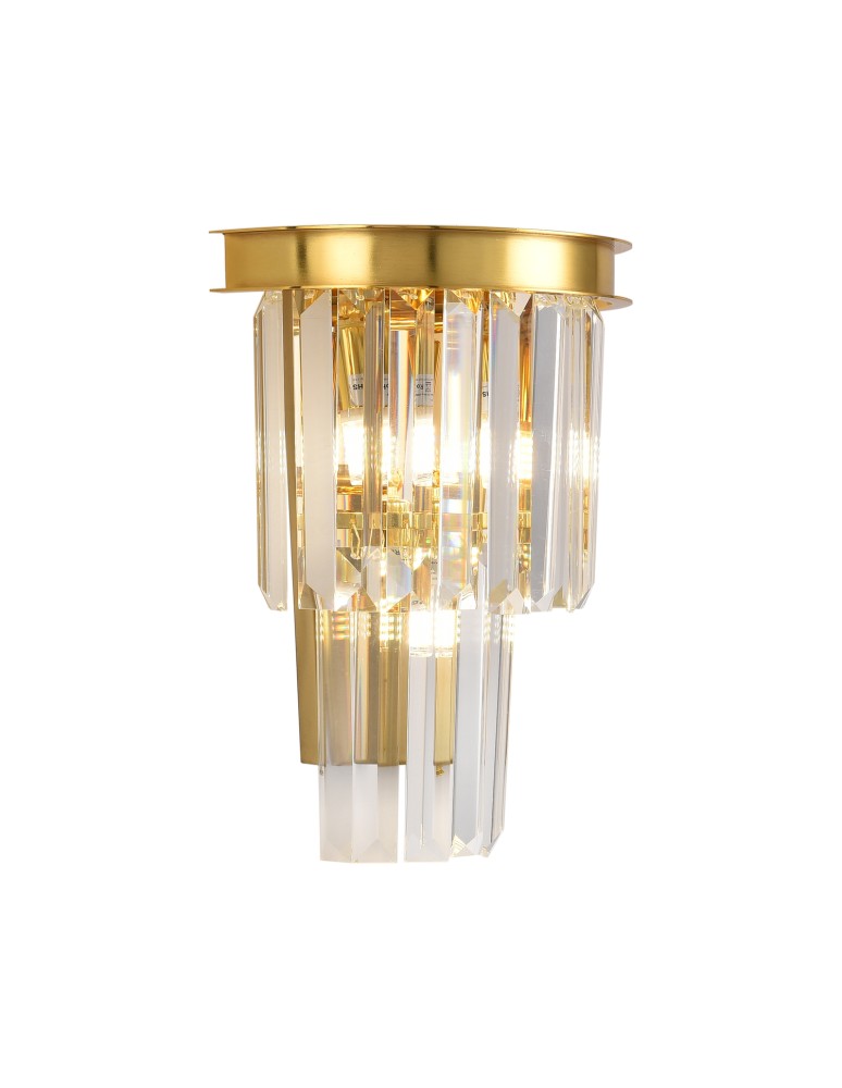 Step Into Design Lampa ścienna SPLENDORE złota 20 cm DN915-W Step Into Design Lampa ścienna SPLENDORE złota 20 cm DN915-W