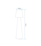 Lampy ogrodowe przenośne -  Step Into Design Lampa ogrodowa stojąca GARDENA M LED RGBW 16 kolorów 120 cm ES-DC005 - product 4