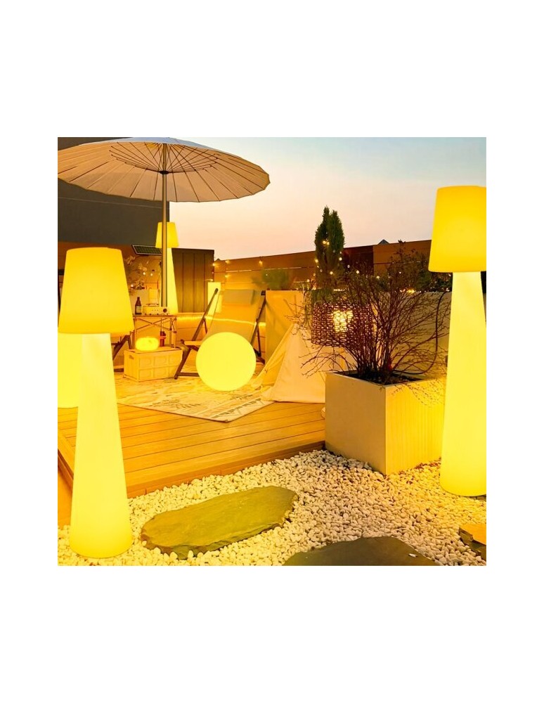 Step Into Design Lampa ogrodowa stojąca GARDENA XL LED RGBW 16 kolorów 180 cm ES-DC007 Step Into Design Lampa ogrodowa stojąca GARDENA XL LED RGBW 16 kolorów 180 cm ES-DC007