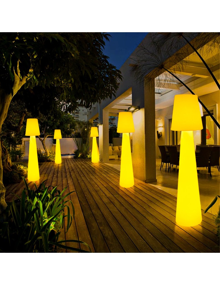 Step Into Design Lampa ogrodowa stojąca GARDENA XL LED RGBW 16 kolorów 180 cm ES-DC007 Step Into Design Lampa ogrodowa stojąca GARDENA XL LED RGBW 16 kolorów 180 cm ES-DC007