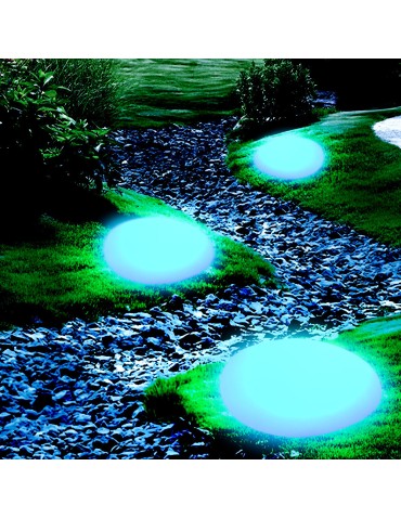 Step Into Design Lampa ogrodowa kamień PEBBLE L LED RGBW 16 kolorów 40 cm ES-ST005 - produkt 2