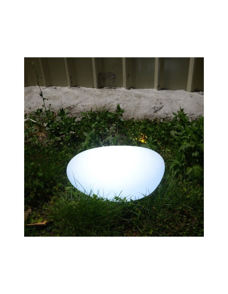 Step Into Design Lampa ogrodowa kamień PEBBLE L LED RGBW 16 kolorów 40 cm ES-ST005