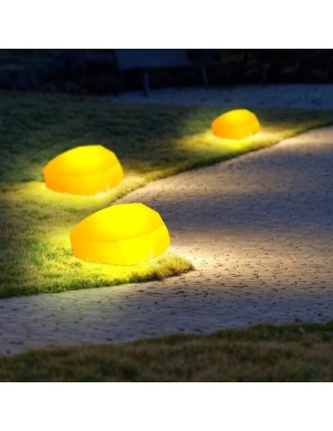 Step Into Design Lampa ogrodowa kamień DIAMOND S LED RGBW 16 kolorów 27 cm ES-ST013 - produkt 2