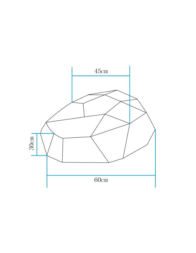 Step Into Design Lampa ogrodowa kamień DIAMOND L LED RGBW 16 kolorów 60 cm ES-ST015 Step Into Design Lampa ogrodowa kamień DIAMOND L LED RGBW 16 kolorów 60 cm ES-ST015