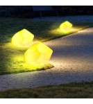Lampy ogrodowe przenośne -  Step Into Design Lampa ogrodowa kamień DIAMOND XL LED RGBW 16 kolorów 60 cm ES-ST016 - product 2