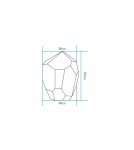 Lampy ogrodowe przenośne -  Step Into Design Lampa ogrodowa kamień DIAMOND XL LED RGBW 16 kolorów 60 cm ES-ST016 - product 3