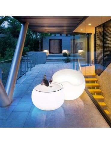 Step Into Design Lampa ogrodowa pufa APPLE M LED RGBW 16 kolorów 56 cm ES-SF025 - produkt 2