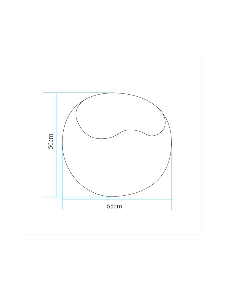 Step Into Design Lampa ogrodowa pufa APPLE L LED RGBW 16 kolorów 65 cm ES-SF026