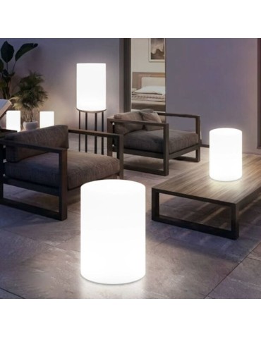 Step Into Design Lampa ogrodowa stolik TUBE LED RGBW 16 kolorów 40 cm ES-SF051 - produkt 2