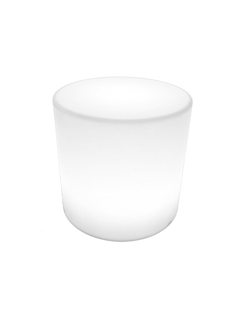 Step Into Design Lampa ogrodowa stolik TUBE LED RGBW 16 kolorów 40 cm ES-SF051