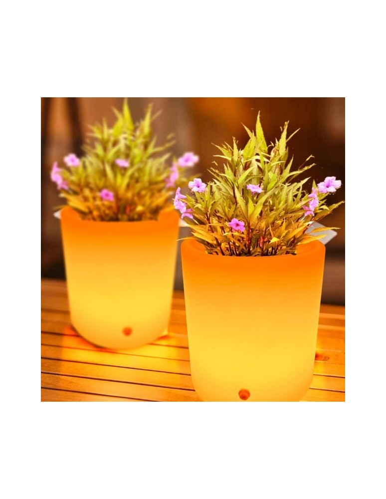 Step Into Design Lampa ogrodowa donica FLOWER POT S LED RGBW 16 kolorów 29 cm ES-FL021 Step Into Design Lampa ogrodowa donica FLOWER POT S LED RGBW 16 kolorów 29 cm ES-FL021