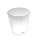 Lampy ogrodowe przenośne -  Step Into Design Lampa ogrodowa donica FLOWER POT M LED RGBW 16 kolorów 40 cm ES-FL022 - product 1