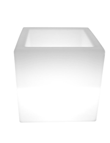 Step Into Design Lampa ogrodowa donica FLOWER CUBE LED RGBW 16 kolorów 40 cm ES-FL008