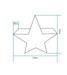 Lampy ogrodowe przenośne -  Step Into Design Lampa ogrodowa dekoracyjna gwiazda STAR XL LED RGBW 16 kolorów 120 cm ES-CR014 - product 3
