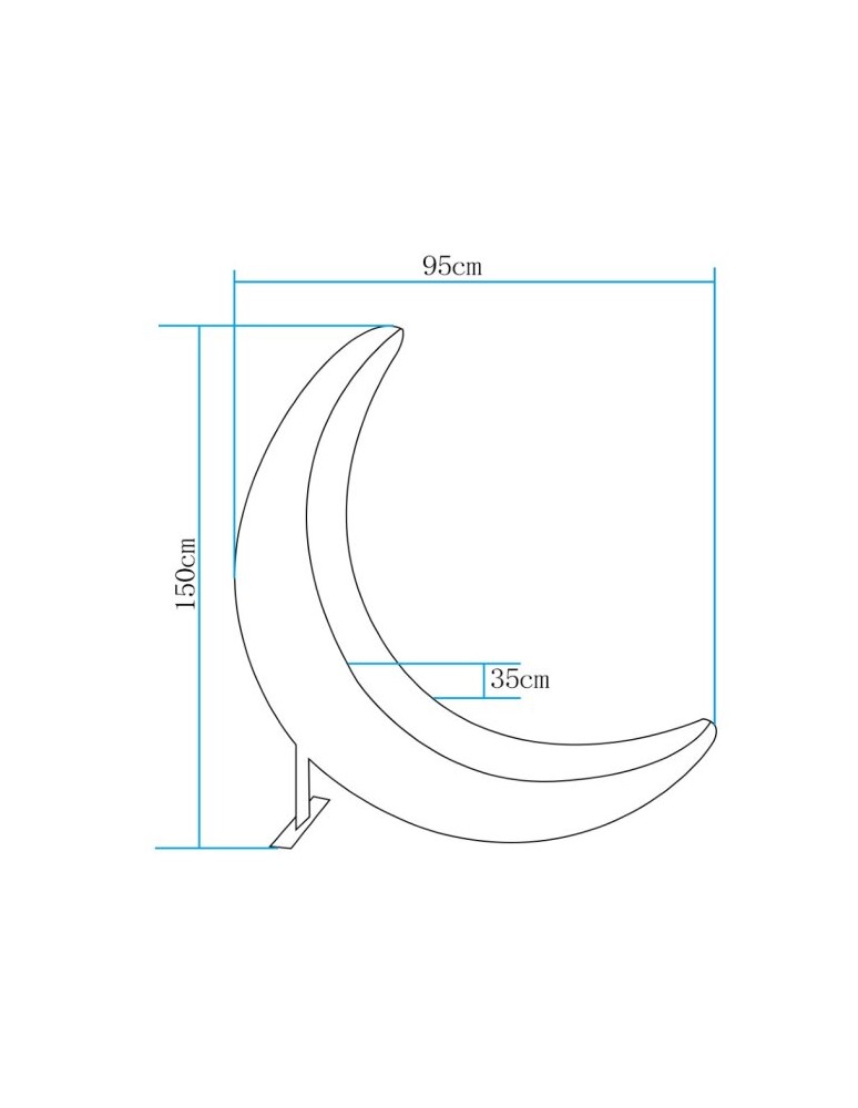 Step Into Design Lampa ogrodowa dekoracyjna księżyc MOON XL LED RGBW 16 kolorów 150 cm ES-DC078  Step Into Design Lampa ogrodowa dekoracyjna księżyc MOON XL LED RGBW 16 kolorów 150 cm ES-DC078