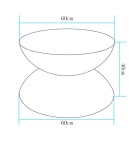 Lampy ogrodowe przenośne -  Step Into Design Stolik ogrodowy PARTY LED RGBW 16 kolorów 60 cm ES-TB017 - product 5
