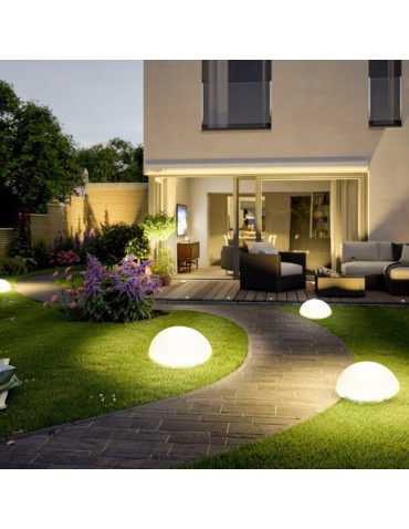 Step Into Design Lampa ogrodowa półkula ATMOSPHERE M LED RGBW 16 kolorów 35 cm ES-B3517 - produkt 2