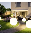 Kule ogrodowe -  Step Into Design Lampa ogrodowa kula BALL L biała 60 cm ES-B060 - product 2