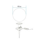 Kule ogrodowe -  Step Into Design Lampa ogrodowa kula BALL L biała 60 cm ES-B060 - product 4