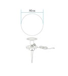 Step Into Design Lampa ogrodowa kula BALL XL biała 80 cm ES-B080 Step Into Design Lampa ogrodowa kula BALL XL biała 80 cm ES-B080