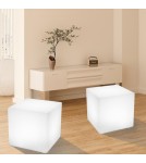 Lampy ogrodowe przenośne -  Step Into Design Lampa ogrodowa kostka CUBIC L LED RGBW 16 kolorów 43 cm ES-C4343 - product 2