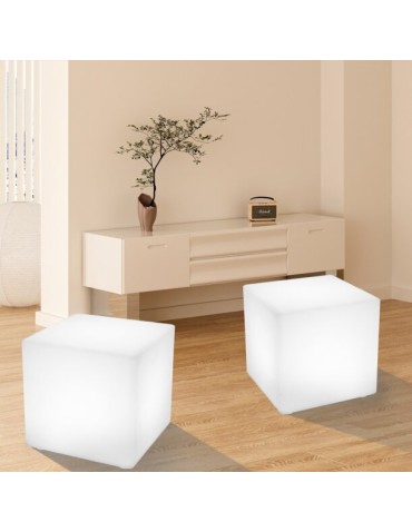 Step Into Design Lampa ogrodowa kostka CUBIC L LED RGBW 16 kolorów 43 cm ES-C4343 - produkt 2