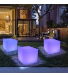 Step Into Design Lampa ogrodowa kostka CUBIC XL LED RGBW 16 kolorów 50 cm ES-C5050 Step Into Design Lampa ogrodowa kostka CUBIC XL LED RGBW 16 kolorów 50 cm ES-C5050
