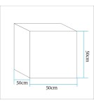 Step Into Design Lampa ogrodowa kostka CUBIC XL LED RGBW 16 kolorów 50 cm ES-C5050 Step Into Design Lampa ogrodowa kostka CUBIC XL LED RGBW 16 kolorów 50 cm ES-C5050