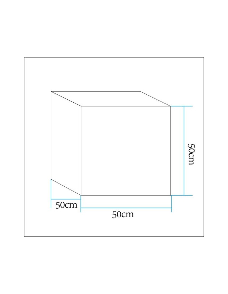 Step Into Design Lampa ogrodowa kostka CUBIC XL LED RGBW 16 kolorów 50 cm ES-C5050 Step Into Design Lampa ogrodowa kostka CUBIC XL LED RGBW 16 kolorów 50 cm ES-C5050