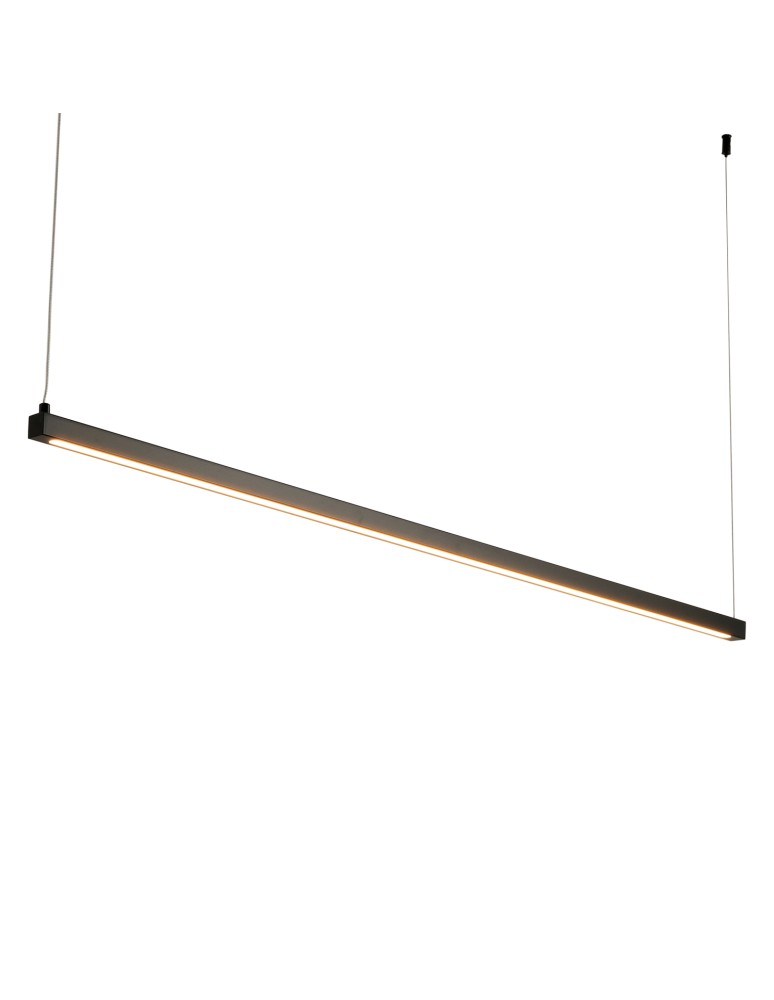 Step Into Design Lampa wisząca BEAM-120 LED czarna 120 cm ST-8960-L120 black