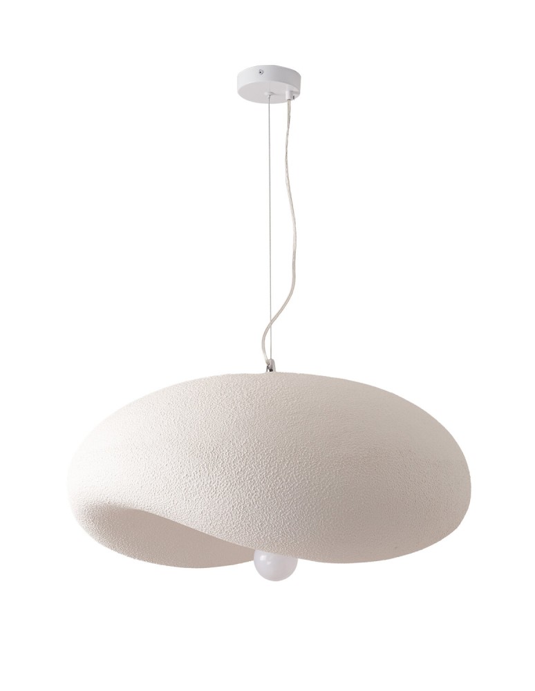  Step Into Design Lampa wisząca STONE FLAT biała 60 cm DN429-600
