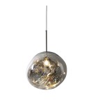 Step Into Design Lampa wisząca GLAM M srebrna 28 cm MP-1239-280 chrome Step Into Design Lampa wisząca GLAM M srebrna 28 cm MP-1239-280 chrome