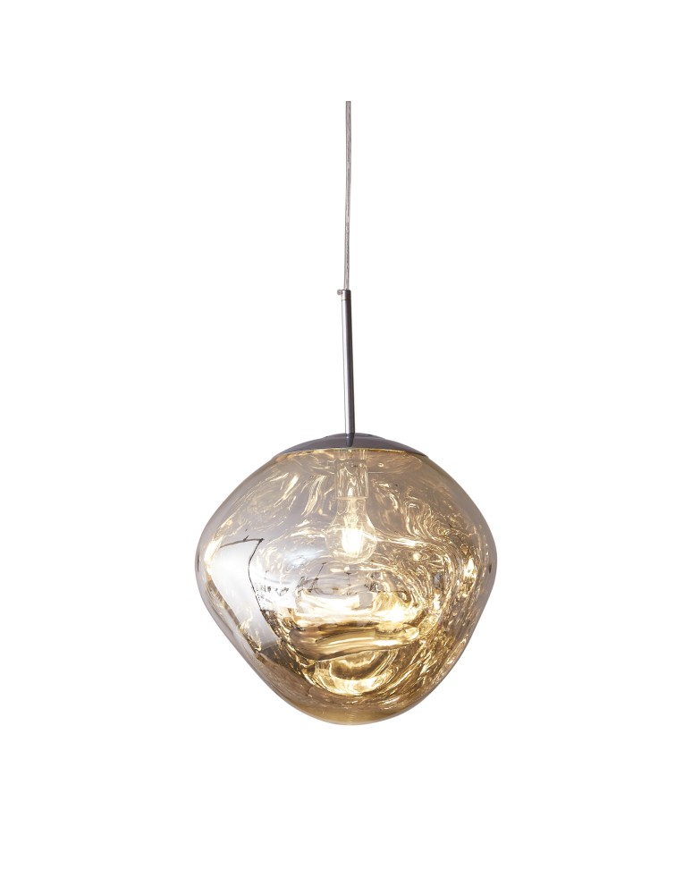 Step Into Design Lampa wisząca GLAM M srebrna 28 cm MP-1239-280 chrome Step Into Design Lampa wisząca GLAM M srebrna 28 cm MP-1239-280 chrome