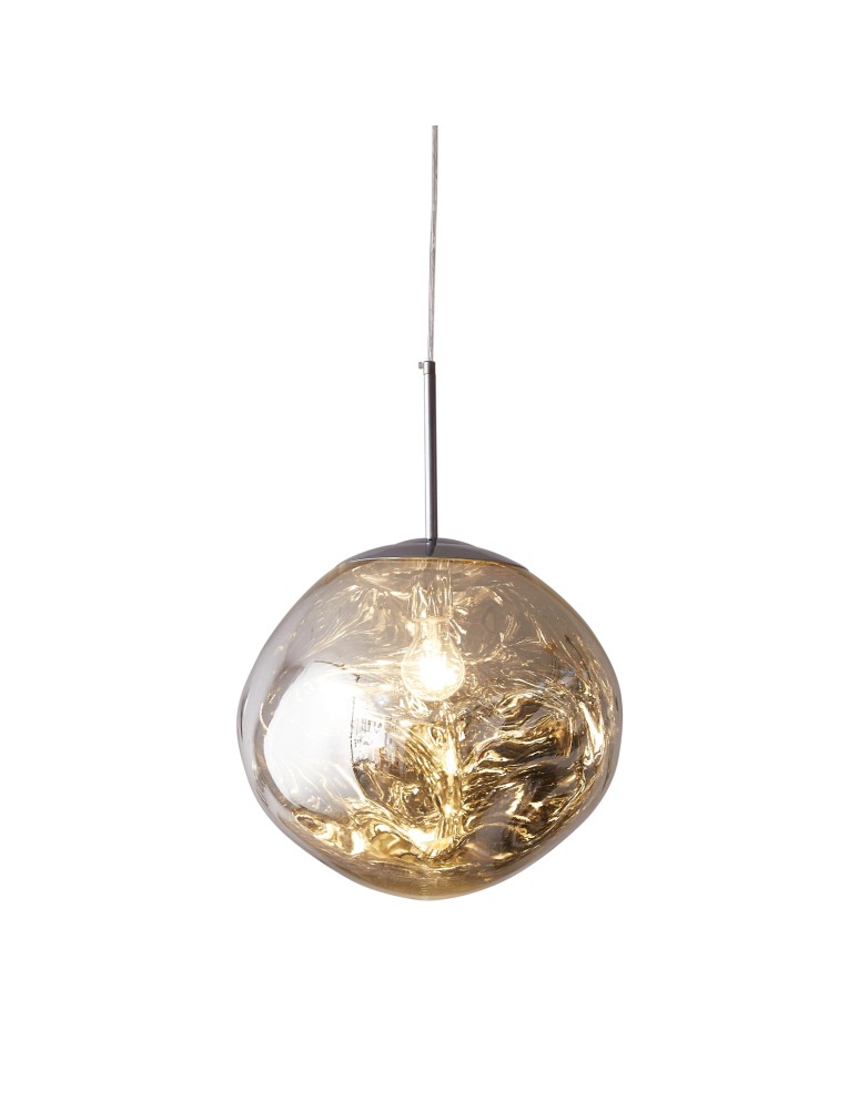 Step Into Design Lampa wisząca GLAM M srebrna 28 cm MP-1239-280 chrome Step Into Design Lampa wisząca GLAM M srebrna 28 cm MP-1239-280 chrome