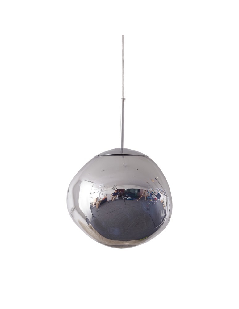 Step Into Design Lampa wisząca GLAM M srebrna 28 cm MP-1239-280 chrome Step Into Design Lampa wisząca GLAM M srebrna 28 cm MP-1239-280 chrome