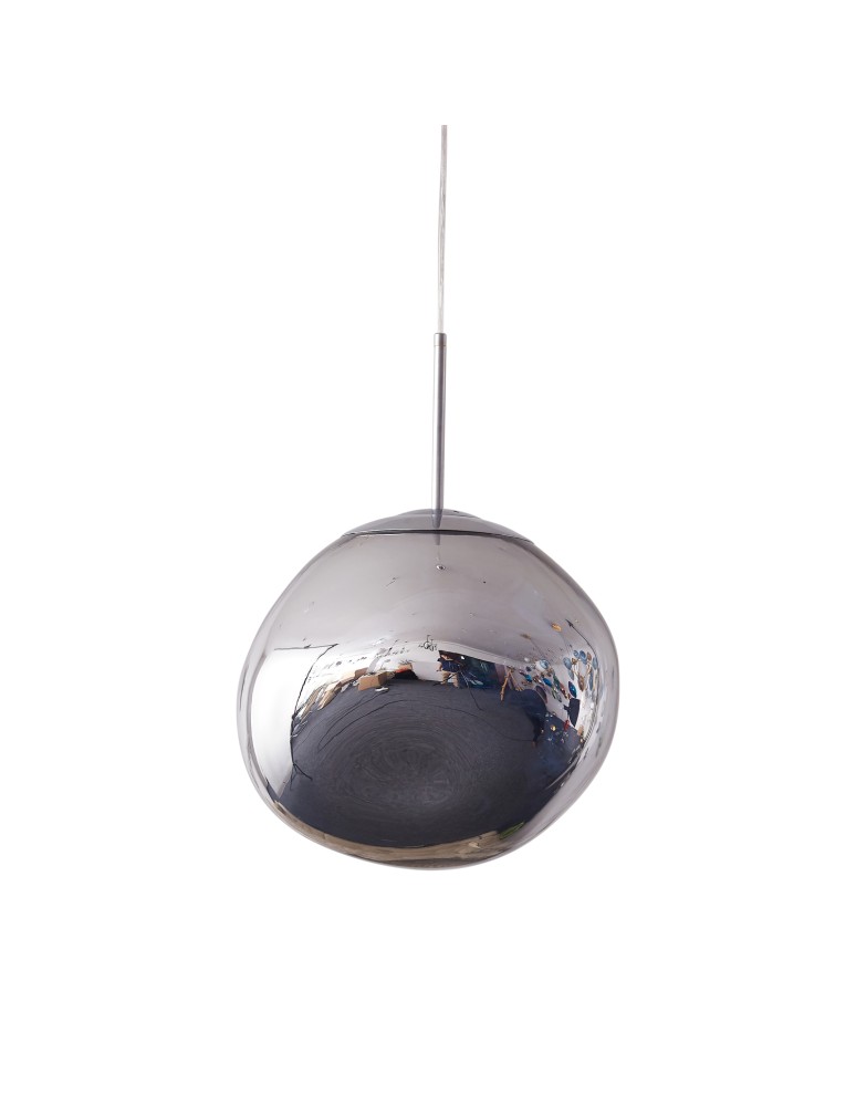 Step Into Design Lampa wisząca GLAM M srebrna 28 cm MP-1239-280 chrome Step Into Design Lampa wisząca GLAM M srebrna 28 cm MP-1239-280 chrome