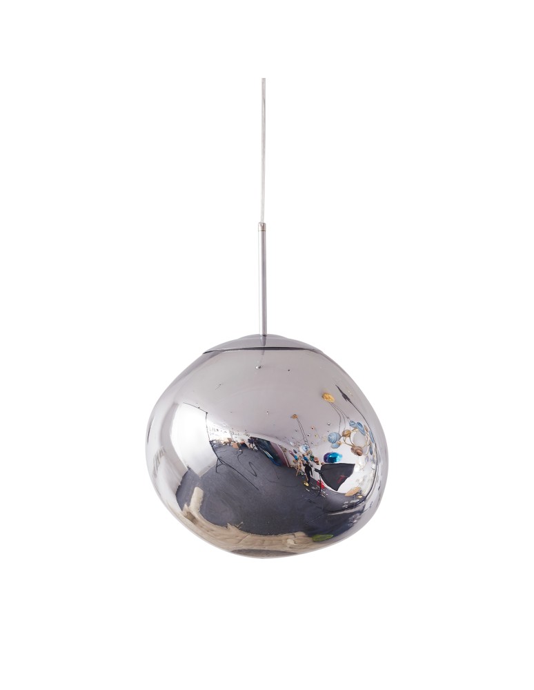 Step Into Design Lampa wisząca GLAM M srebrna 28 cm MP-1239-280 chrome Step Into Design Lampa wisząca GLAM M srebrna 28 cm MP-1239-280 chrome