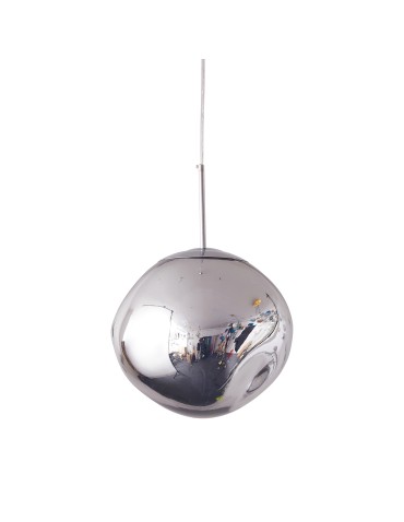Step Into Design Lampa wisząca GLAM L srebrna 38 cm MP-1239-380 chrome