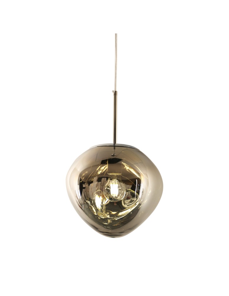 Step Into Design Lampa wisząca GLAM L srebrna 38 cm MP-1239-380 chrome