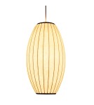 Step Into Design Lampa wisząca SILK BARREL biała 60 cm ST-2335-30 Step Into Design Lampa wisząca SILK BARREL biała 60 cm ST-2335-30