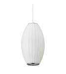Step Into Design Lampa wisząca SILK BARREL biała 60 cm ST-2335-30 Step Into Design Lampa wisząca SILK BARREL biała 60 cm ST-2335-30